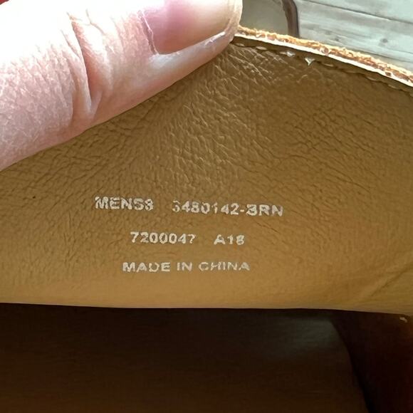 Frye & Co Brown Leather Slip On Loafer Men's 8 - Picture 7 of 7